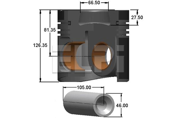 Piston LP181 3035 STD ELPI